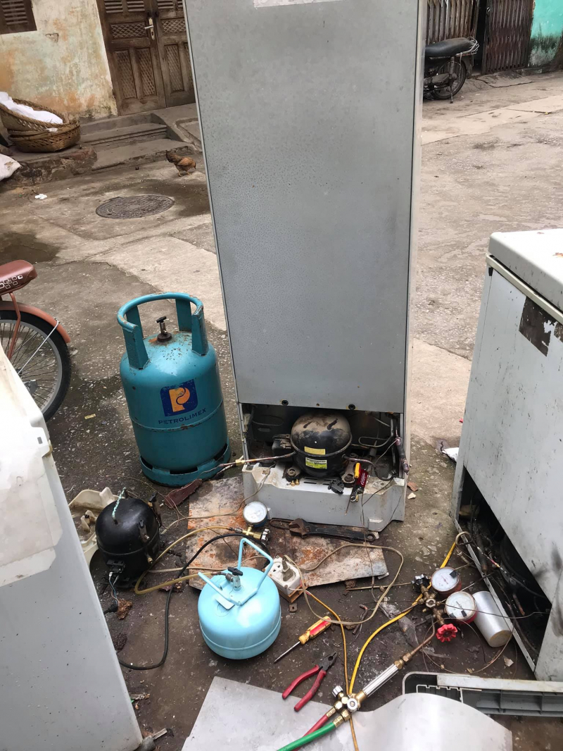 Sửa tủ lạnh không mất gas tại Điện lạnh Ngọc Hưng
