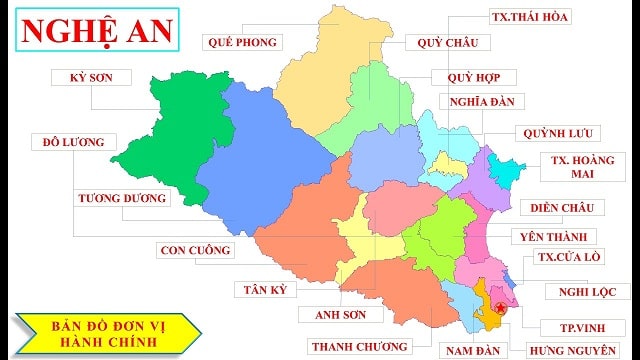 Nghệ An có bao nhiêu huyện? 10 huyện tiêu biểu của tỉnh Nghệ An | Ngheantoplist.com